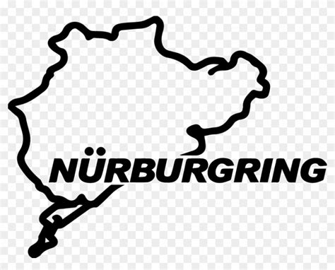 Download Nurburging Car Decal/sticker - Neverbeen Nurburgring Sticker Clipart Png Download - PikPng