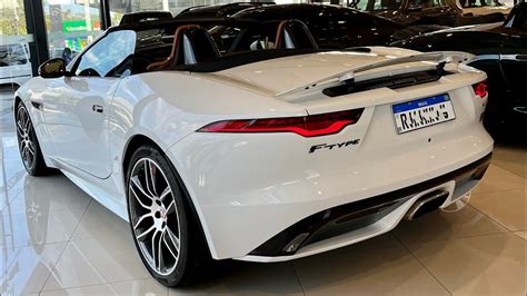 🔥🔥NOVO JAGUAR F-TYPE CONVERSÍVEL 2022 INTERIOR SIENA TAN, MOTOR 2.0 TURBO 300 CAVALOS, UM LUXO 👀 ...