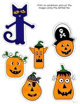 Pete the Cat Five Little Pumpkins-Carryover Activities by Crafty Vee's