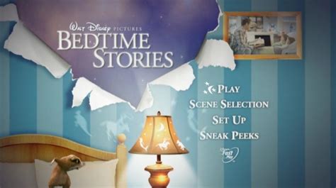 Bedtime Stories (2008) - DVD Movie Menus