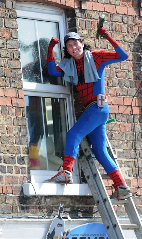 Robinson-Solutions Professional Window Cleaning: Spiderman Squeegeeing ...