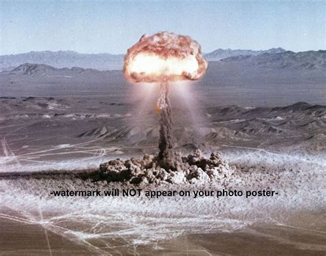 11x14 First Nuclear Bomb Test From a Jet PHOTO Poster Atomic Weapon EASY TEST | eBay