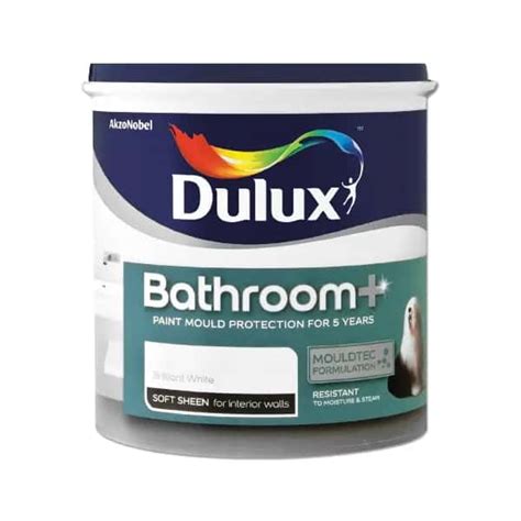 Dulux Bathroom+ White 2.5L - BRIGHTS Hardware | Shop Online