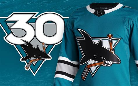 icethetics.com: Sharks unveil logo, throwback jersey to mark 30 years