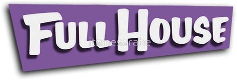 Full House Logo Sticker by itsmesarahe | Home logo, Full house, Popular logos