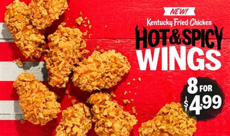 KFC Launches New Hot And Spicy Wings - The Fast Food Post