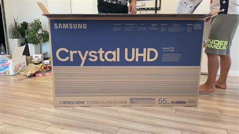 Unboxing Samsung Smart TV 55 INCH 4K 2020.7 Series.Crystal UHD.TU 7000 - YouTube