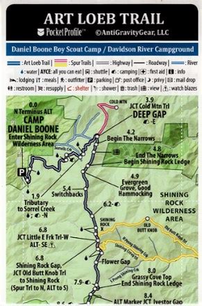 Art Loeb Trail Elevation Profile map | REI Co-op