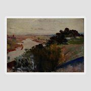 Landscape At The Vistula Painting by Jacek Malczewski - Fine Art America