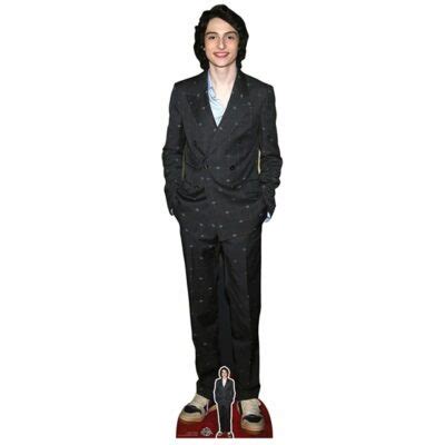 Finn Wolfhard Black Suit Stranger Things Lifesize Cardboard Cutout