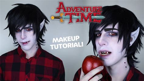 MARSHALL LEE Cosplay Makeup Tutorial - Adventure Time - YouTube