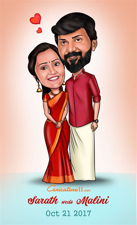 Digital caricature prasanth vs – Artofit