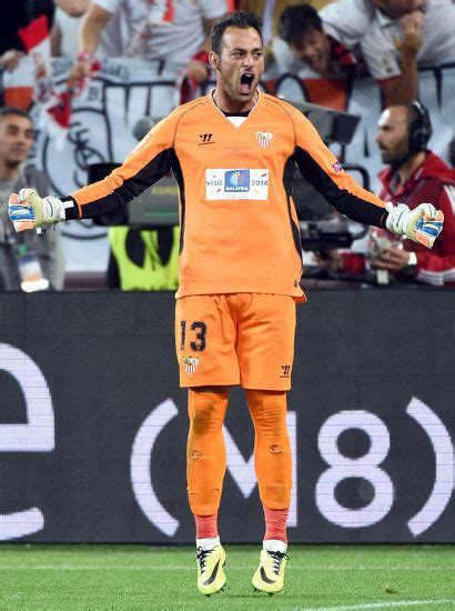 Sevillas Goalkeeper Beto Reacts During Uefa Editorial Stock Photo - Stock Image | Shutterstock