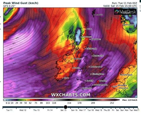 UK storm map: Second storm to pummel Britain with 100mph winds - Storm ...