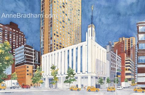 Manhattan LDS Temple Paintings | Manhattan Temple Giclee Prints & Pictures