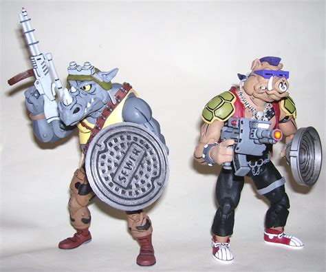 NECA Rocksteady and Bebop Modifications (Teenage Mutant Ninja Turtles) Custom Action Figure