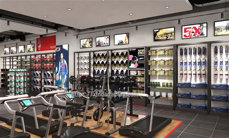 Modern Gym Equipment Store Display Activewear Fitness Shop Interior Design Ideas - Retail Shop ...