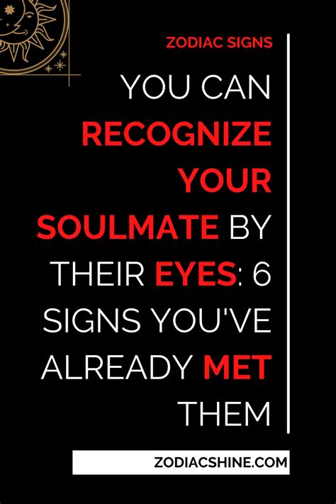 You Can Recognize Your Soulmate By Their Eyes: 6 Signs You’ve Already Met Them - Zodiac Shine