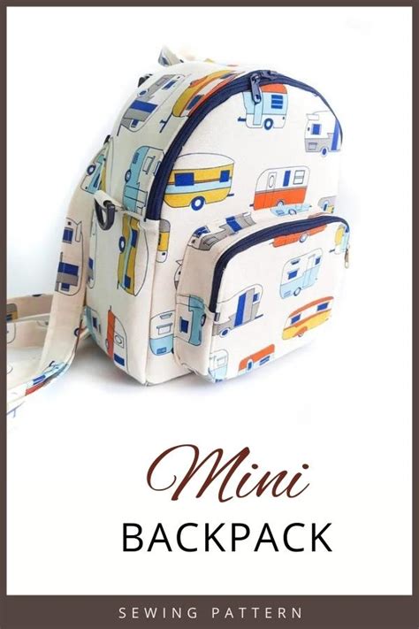 Mini Backpack sewing pattern with video - Sew Modern Bags