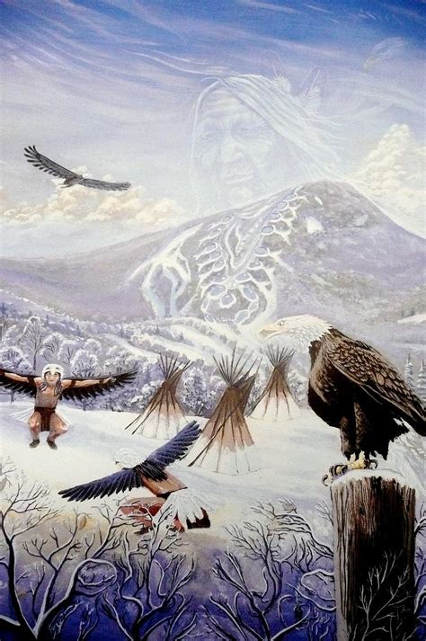 Eagle art print native american art print totem eagle art