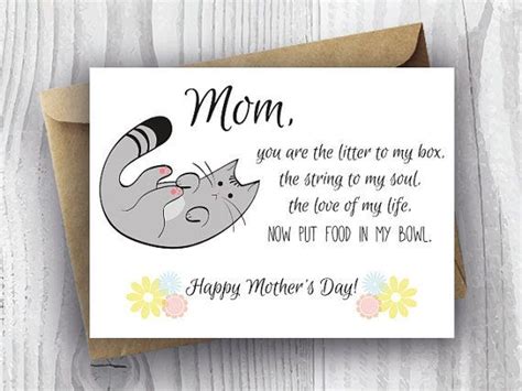 30 Purrfect Mother's Day Cards From Your Cat | Mom cards, Happy mother's day card, Mothers day cards