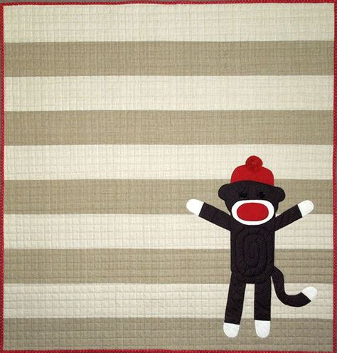 Sock Monkey Quilt Pattern - Etsy