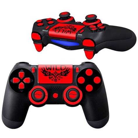 WiLD Red ps4 Controller Full Buttons skin kit | Ps4 controller skin, Ps4 controller, Ps4