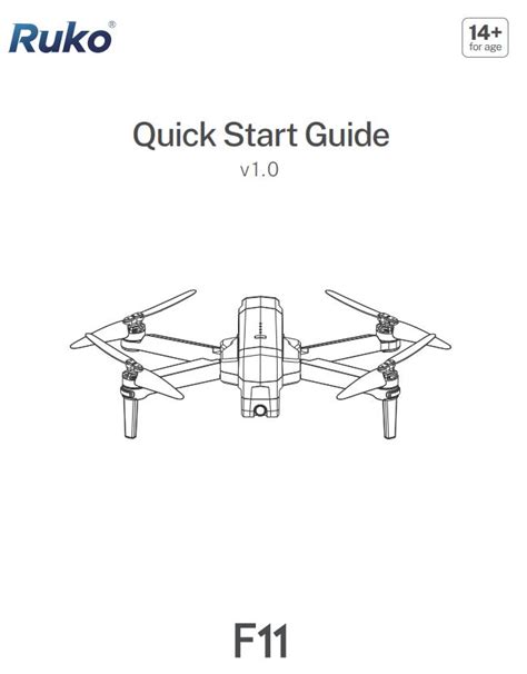 Ruko F11 Pro Drone with Camera User Guide