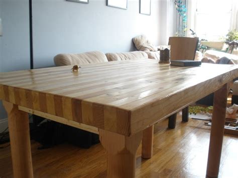 Butcher Block Dining Table