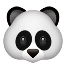 Panda Face | ID#: 215 | Emoji.co.uk