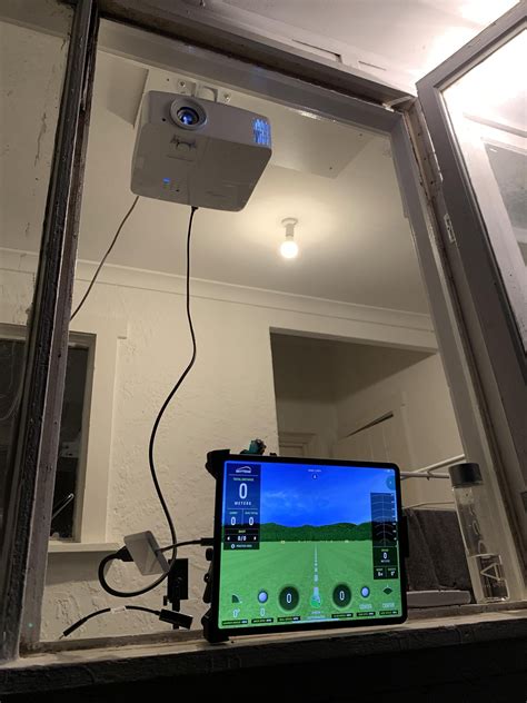 My OUTDOOR Golf Simulator Setup - It Works! : r/golf