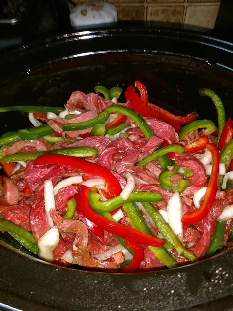 Slow Cooker Pepper Steak