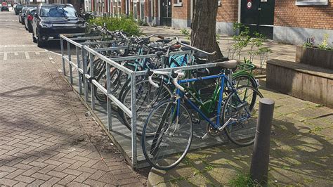 This Dutch design swaps one car parking space for 10 bikes