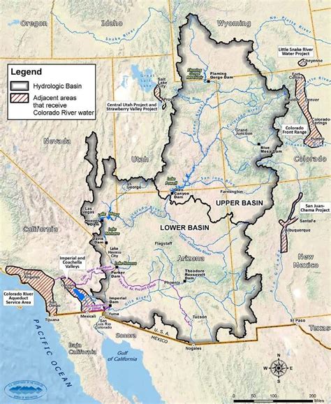 Maps - Colorado River Basin Watersheds | Transmountain Diversions