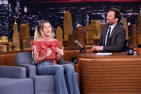 MILEY CYRUS at Tonight Show Starring Jimmy Fallon in New York 06/14 ...