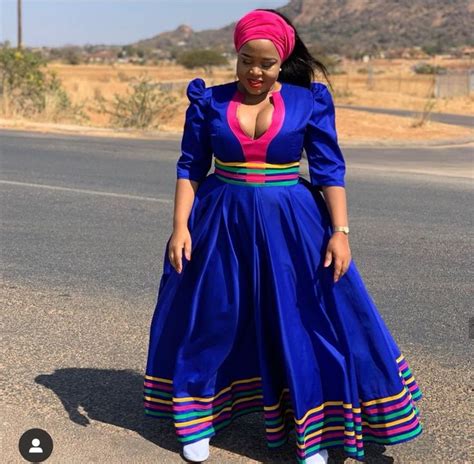 Pin by Nomusa Kumalo on Traditional Attire | Sotho traditional dresses ...