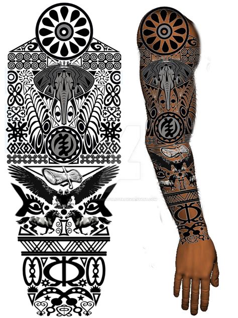 African Warrior Tattoos, African Tribal Tattoos, Tribal Forearm Tattoos, Tribal Tattoos With ...