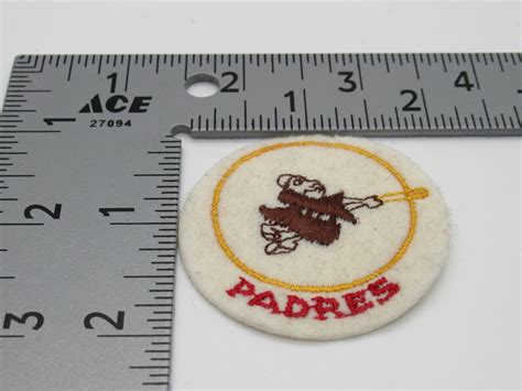 San Diego Padres Swinging Friar Mascot Vintage MLB Felt Iron - Etsy