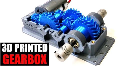 3D Printed Double Shaft Gearbox - Perfect for RC Vehicles - YouTube