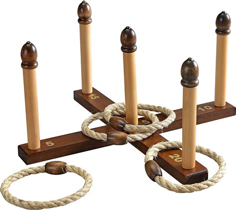 Quoits - Original Compact Quoits - Luxury Quoits Set | Natural wood ...