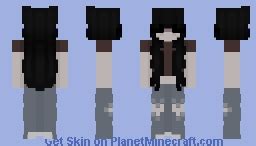 ripped jeans Minecraft Skin