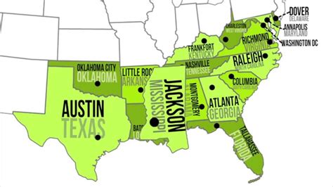 Southwest States And Capitals Quiz Printable - Printable Word Searches