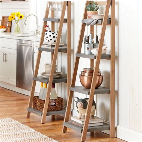 Eli Standing Ladder Shelf| Accent Furniture & Fireplaces | Brylane Home