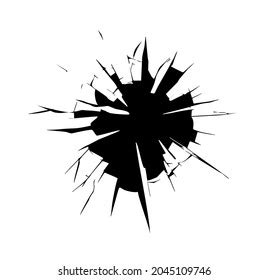 Broken Glass Vector Effect Art Abstract Stock Vector (Royalty Free ...