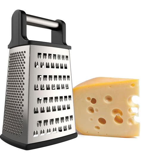 Stainless Steel Cheese Grater Box Sharp And Strong Hand Held Manual ...