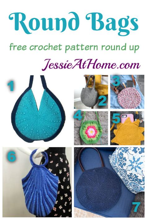 Round Bag Crochet Pattern Round Up - Jessie At Home