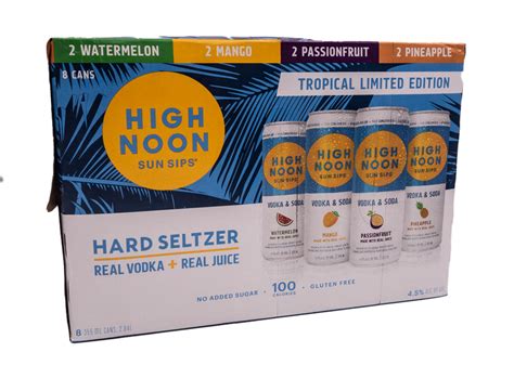 High Noon Limited Edition Tropical 8 Pack 355ml - Old Town Tequila