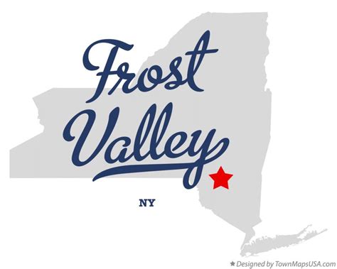 Map of Frost Valley, NY, New York