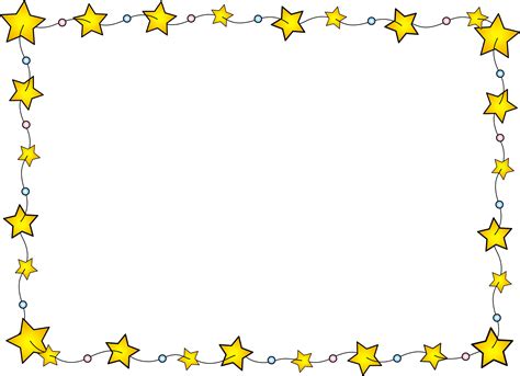 Stars Border Vector png download - 2410*1745 - Free Transparent Yellow ...