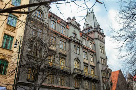 Beautiful architecture of the buildings at Prague old town 26374511 Stock Photo at Vecteezy